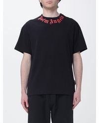 Palm Angels - Cotton T-Shirt With Logo - Lyst
