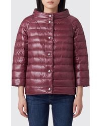Herno - Reversible Round-Neck Cropped Down Jacket - Lyst