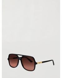 Chloé - Chlo&Eacute Rectangular Aviator Sunglasses - Lyst