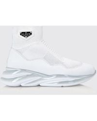 Philipp Plein - High-Top Slip-On Knit Sneakers - Lyst