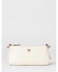 Pinko - Mini Half Moon Leather Bag - Lyst