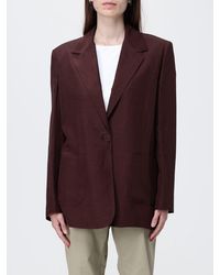Hanita - Linen Blend Single-Breasted Blazer - Lyst