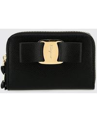 Ferragamo - Vara Calfskin Wallet - Lyst