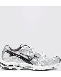 Mizuno - Wave Rider 10 Mesh Trainers With Laminated Inserts And Logo - Lyst
