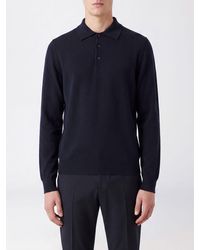 Brioni - Long-Sleeved Polo Shirt - Lyst