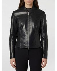 Peuterey - Leather Jacket - Lyst