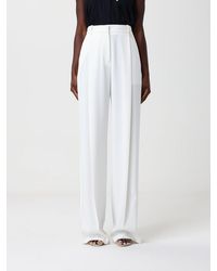 Elisabetta Franchi - Crêpe Classic Trousers - Lyst