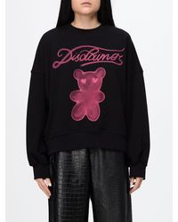DISCLAIMER - Sudadera Relajada De Algodón Con Cuello Redondo Y Estampado De Oso - Lyst