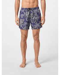 Philipp Plein - Printed Polyester Swimsuit - Lyst