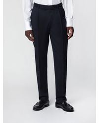 Luigi Bianchi - Double-Breasted Pure Virgin Wool Suit With Peak Lapels - Lyst