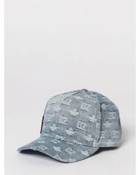 DSquared² - Cotton Hat With D2 Jacquard Monogram - Lyst