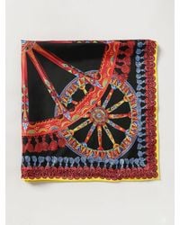 Dolce & Gabbana - Dolce &Amp Gabbana Carretto Siciliano Print Silk Scarf - Lyst