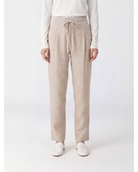 Fabiana Filippi - High-Waisted Wide-Leg Wool Blend Trousers With Pleats - Lyst