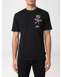 Philipp Plein - Cotton T-Shirt With Teddy Bear Print And Rear Logo - Lyst