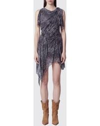 Isabel Marant - Trysha Asymmetric Silk Dress - Lyst