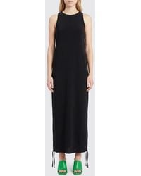 Y-3 - Vestido Midi Racer Cinch De Tejido Elástico Reciclado - Lyst