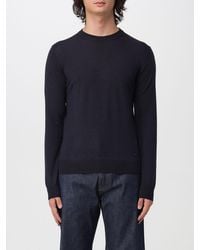 Brooksfield - Shawl Collar Wool Cardigan With Button Closure - Lyst