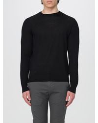 Ballantyne - Basic Rundhals-Pullover Aus Wolle - Lyst