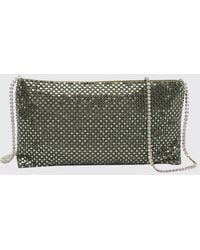 Benedetta Bruzziches - Your Best Friend Silk Mini Bag With Rhinestones And Jewel Strap - Lyst