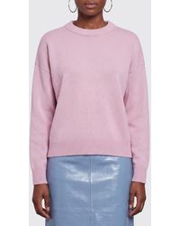 Mrz - Dropped Shoulder Virgin Wool And Cashmere Crewneck Jumper - Lyst