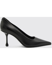 Jimmy Choo - Ixia Nappa Court Shoes With Almond Toe And High Teardrop Heel - Lyst