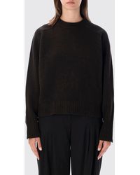 Soeur - Crewneck Merino Wool Jumper With Dropped Shoulders And Long Sleeves - Lyst