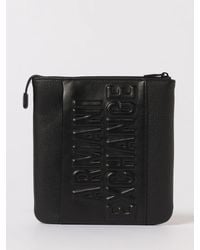 ARMANI EXCHANGE - Tracollina Ecopelle Martella Con Big Logo - Lyst