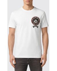 Philipp Plein - Money Mouse Cotton T-Shirt With Rhinestone Application - Lyst