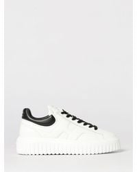 Hogan - H-Stripes Leather Sneakers - Lyst