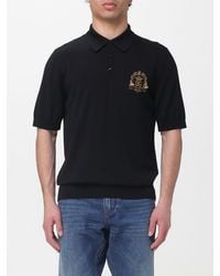 Dolce & Gabbana - Dolce &Amp Gabbana Virgin Wool Polo Shirt With Logo - Lyst
