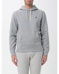 Polo Ralph Lauren - Cotton Hoodie With Pony Logo - Lyst
