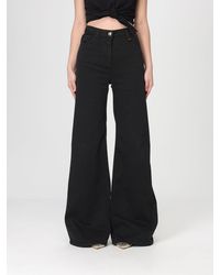 Elisabetta Franchi - Flared Stretch Denim Jeans - Lyst