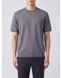Herno - Crew-Neck Short-Sleeved T-Shirt - Lyst