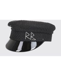 Ruslan Baginskiy - Tweed Baker Boy Cap With Rigid Visor - Lyst