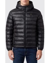 Blauer - Charles Quilted Polyamide Short Puffer Jacket With Hood - Lyst