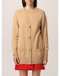 Moschino - Cardigan In Cashmere And Wool Blend - Lyst