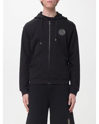 Versace Jeans Couture - Sweat-Shirt Zippé À Capuche - Lyst