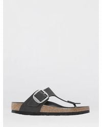 Birkenstock - Gizeh Big Buckle Leather Sandals - Lyst
