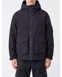 Y-3 - Hooded High-Neck Windbreaker Jacket - Lyst