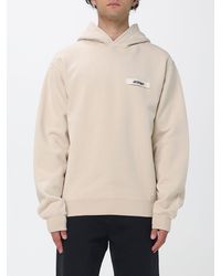 Jacquemus - Relaxed Fit Cotton Hoodie With Logo And Dropped Shoulders - Lyst