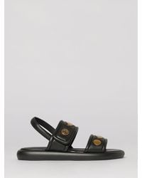 Pinko - Fiona Leather Sandals - Lyst