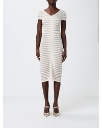 Elisabetta Franchi - Viscose And Cotton Dress - Lyst