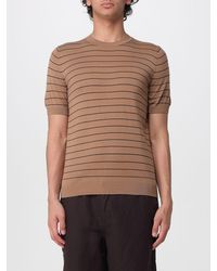 Lardini - Striped Silk Knit Top - Lyst