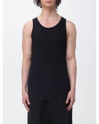 Thom Krom - Ribbed Cotton Blend Tank Top - Lyst