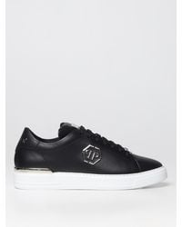 Philipp Plein - Leather Lo-Top Sneakers - Lyst