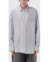Acne Studios - Striped Cotton Casual Shirt - Lyst