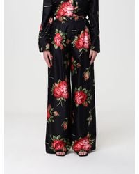 Dolce & Gabbana - Dolce &Amp Gabbana Twill Palazzo Trousers - Lyst