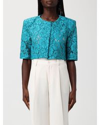 Pinko - Lace Crop Jacket - Lyst