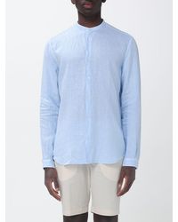 Brooksfield - Classic Linen Shirt - Lyst