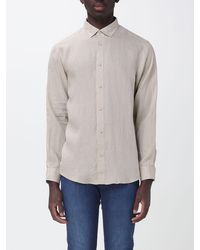 ARMANI EXCHANGE - Linen Basic Shirt - Lyst